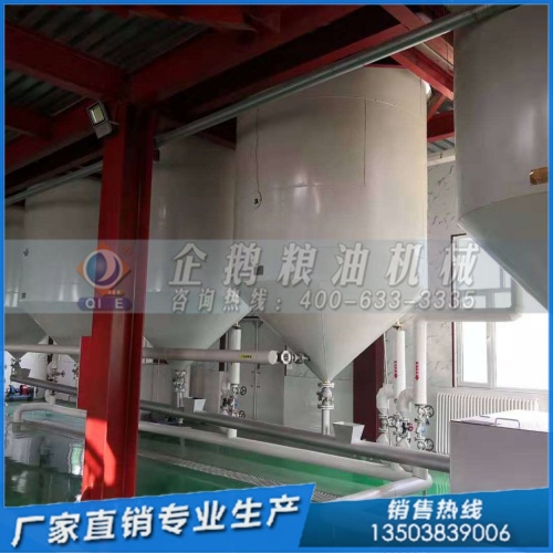 茶籽油加工生产线 企鹅粮油机械压榨浸出精炼设备全都有
